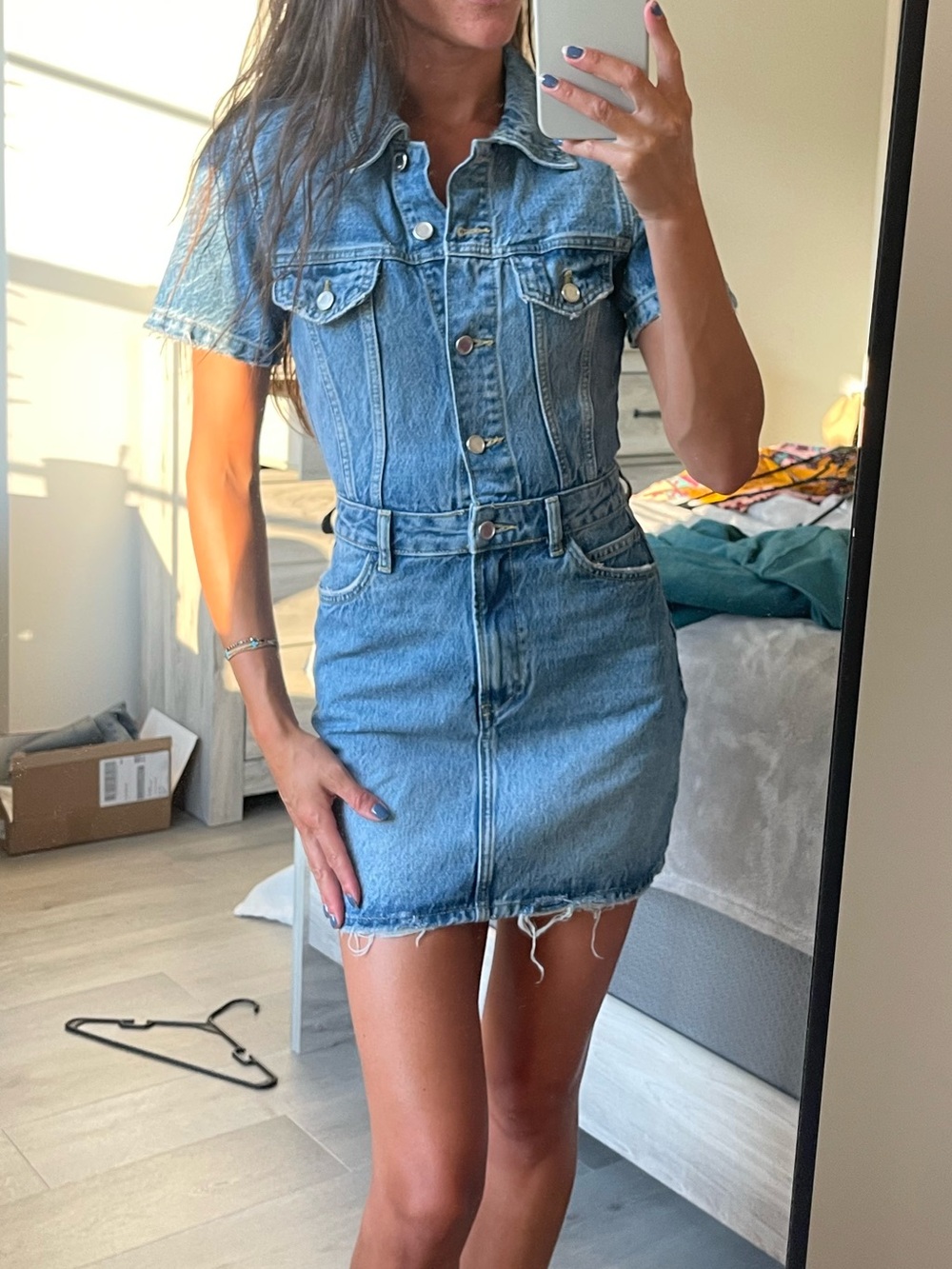 Zara Denim Jean Dress